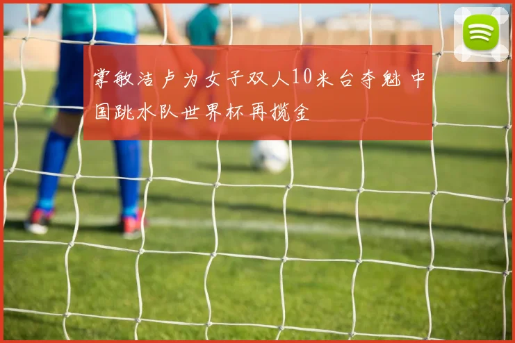 掌敏洁卢为女子双人10米台夺魁 中国跳水队世界杯再揽金